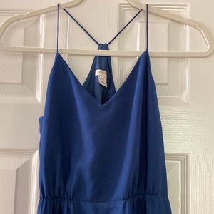 JCrew navy blue maxi dress